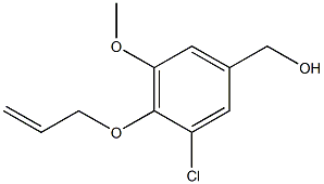 [4-(ALLYLOXY)-3-CHLORO-5-METHOXYPHENYL]METHANOL Struktur