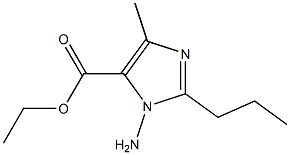 ETHYL 3-AMINO-5-METHYL-2-PROPYL-3H-IMIDAZOLE-4-CARBOXYLATE Struktur