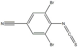 2,6-DIBROMO-4-CYANOPHENYLISOTHIOCYANATE Struktur