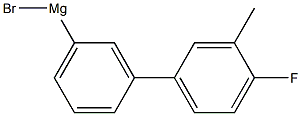 3-(4-FLUORO-3-METHYLPHENYL)PHENYLMAGNESIUM BROMIDE Struktur