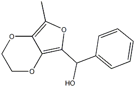 3,4-(ETHYLENEDIOXY)PHENYL-(5-METHYL-2-FURYL)METHANOL Struktur