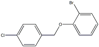 2-BROMOPHENYL-(4-CHLOROBENZYL)ETHER Struktur