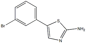 2-AMINO-5-(3-BROMOPHENYL)-THIAZOLE Struktur