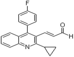 (E)-3-[2-環(huán)丙基-4-(4-氟苯基)-3-喹啉-2-丙烯醛;CAS:148901-68-2