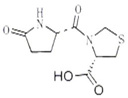 （S）-3-[（S）-（5-氧代-2-吡咯烷基）羰基]-四氫噻唑-4-羧酸