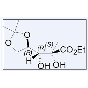 (2S, 3R)-3-[(4R)-2,2-二甲基-[1,3]-二氧戊環(huán)基-4]-2,3-二羥基-2-甲基丙酸乙酯