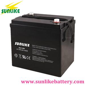 6V200ah Rechargeable Deep Cycle Solar Battery for Power Station