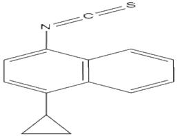 1-環(huán)丙基萘-4-基異硫氰酸酯