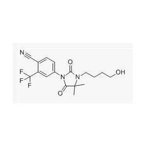 4-[3-(4-羥基丁基)-4,4-二甲基-2,5-二氧代-1-咪唑烷基]-2-(三氟甲基)苯腈