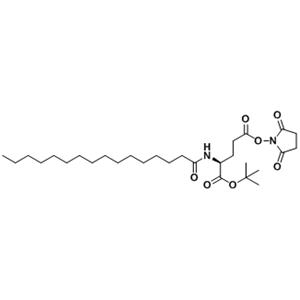 Nα-棕櫚?；?L-谷氨酸-γ-琥珀酰亞胺基-A-叔丁酯