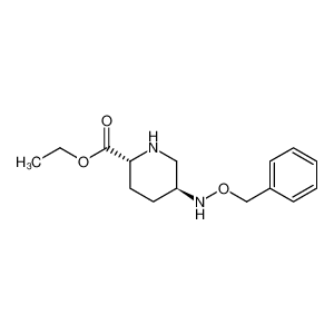 (2S,5R)-ethyl 5-(benzyloxyamino)piperidine-2-carboxylate