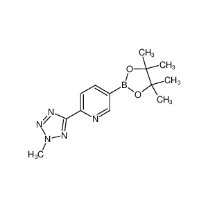 2-（2-甲基-2H-四唑-5-基）-5-（4,4,5,5-四甲基-1,3,2-二氧硼雜環(huán)戊烷-2-基）吡啶