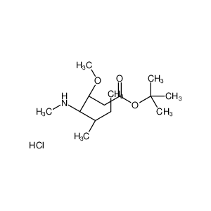 3R,4S,5S)-叔丁基3-甲氧基-5-甲基-4-(甲基氨基)庚酸酯鹽酸鹽