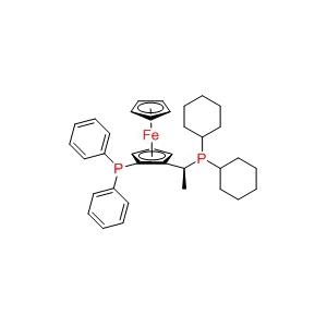 (S)-(+)-1-[(R)-2-(二苯基膦)二茂鐵]乙基二環(huán)己基膦