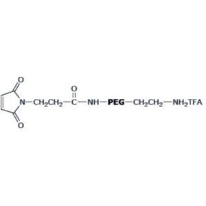 MAL-PEG-NH2TFA