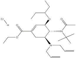 (3R,4R,5S)-4-N-乙?；?叔丁基)氨基-5-N,N-二烯丙基氨基-3-(1-乙基丙氧基)-1-環(huán)己烯-1-甲酸乙酯單鹽酸鹽