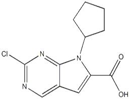 2-氯-7-環(huán)戊基-7H-吡咯并[2,3-D]嘧啶-6-甲酸