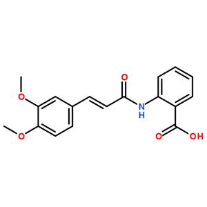 N-3,4-二甲基氧基肉桂酰-鄰氨基苯甲酸