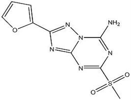 2-(呋喃-2-基)-5-(甲基磺?；?-[1,2,4]三唑并[1,5-Α][1,3,5]三嗪-7-胺