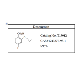 2-cyclopropyloxy-4-fluorobenzoic acid