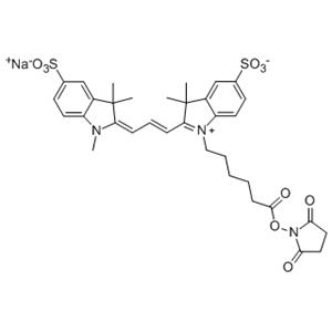 Sulfo-Cyanine3 NHS ester，Sulfo-Cy3 NHS ester