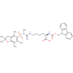 Fmoc-D-高精氨酸(甲基,磺?；?-OH