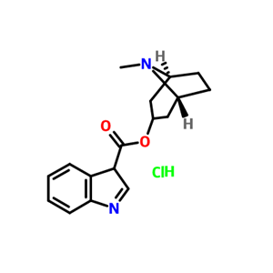 1H-吲哚-3-羧酸-(3-endo)-8-甲基-8-氮雜雙環(huán)[3,2,1]辛烷-3-基酯鹽酸鹽