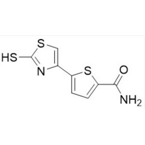 2-甲酰胺-5-(2-巰基-1,3-噻唑-4-基)-噻吩   阿羅洛爾中間體