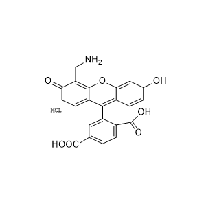 4'-氨甲基-6-羧基熒光素 4'-氨甲基-3',6'-二羥基-3-氧代螺[異苯并呋喃-1(3H),9'-[9H]噸]-5-羧酸