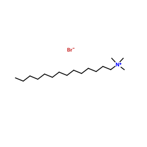 N,N,N-三甲基-1-十四烷基溴化銨