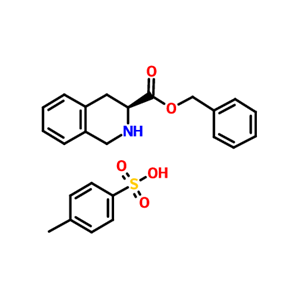 (S)-(-)-1,2,3,4-四氫-3-異喹啉甲酸芐酯對甲苯磺酸鹽