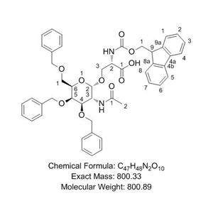 O-[2-(乙酰氨基)-2-脫氧-3,4,6-三-O-(苯基甲基)-ALPHA-D-吡喃半乳糖基]-N-[芴甲氧羰基]-L-絲氨酸