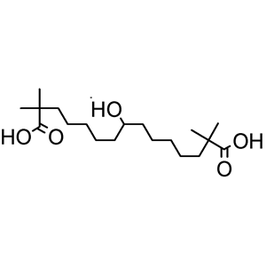 8-羥基-2,2,14,14-四甲基十五烷二酸（貝派度酸）
