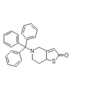 5,6,7,7a-四氫-5-(三苯甲基)噻吩并[3,2-c]吡啶酮