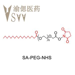 硬脂酸 聚乙二醇 琥珀酰亞胺酯，SA-PEG-NHS，硬脂酸PEG活性脂