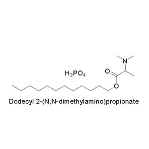 十二烷基2-(二甲基氨基)丙酸酯磷酸鹽