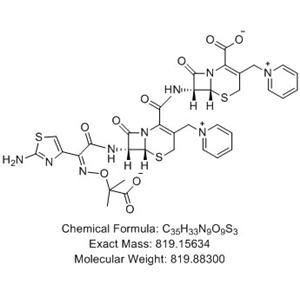 頭孢他啶雙母核雜質