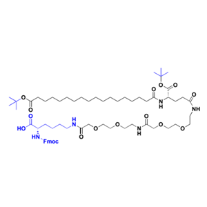 22-(TERT-BUTOXYCARBONYL)-43,43-DIMETHYL-10,19,24,41-TETRAOXO-3,6,12,15,42-PENTAOXA-9,18,23-TRIAZATETRATETRACONTANOIC ACID