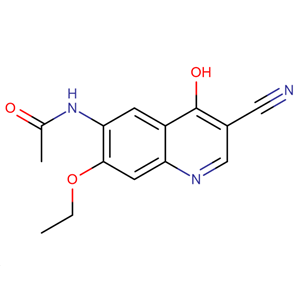 N-(3-氰基-7-乙氧基-4-羥基喹啉-6-基)乙酰胺