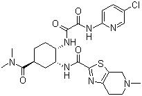 CAS 登錄號：480449-70-5, 伊多塞班, N-(5-氯-2-吡啶基)-N'-[(1S,2R,4S)-4-[(二甲基氨基)甲?；鵠-2-[[(4,5,6,7-四氫-5-甲基噻唑并[5,4-c]吡啶-2-基)甲酰]氨基]環(huán)己基]乙二酰胺