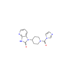 1,3-二氫-1-[1-(1H-咪唑-1-基羰基)-4-哌啶基]-2H-咪唑并[4,5-b]吡啶-2-酮