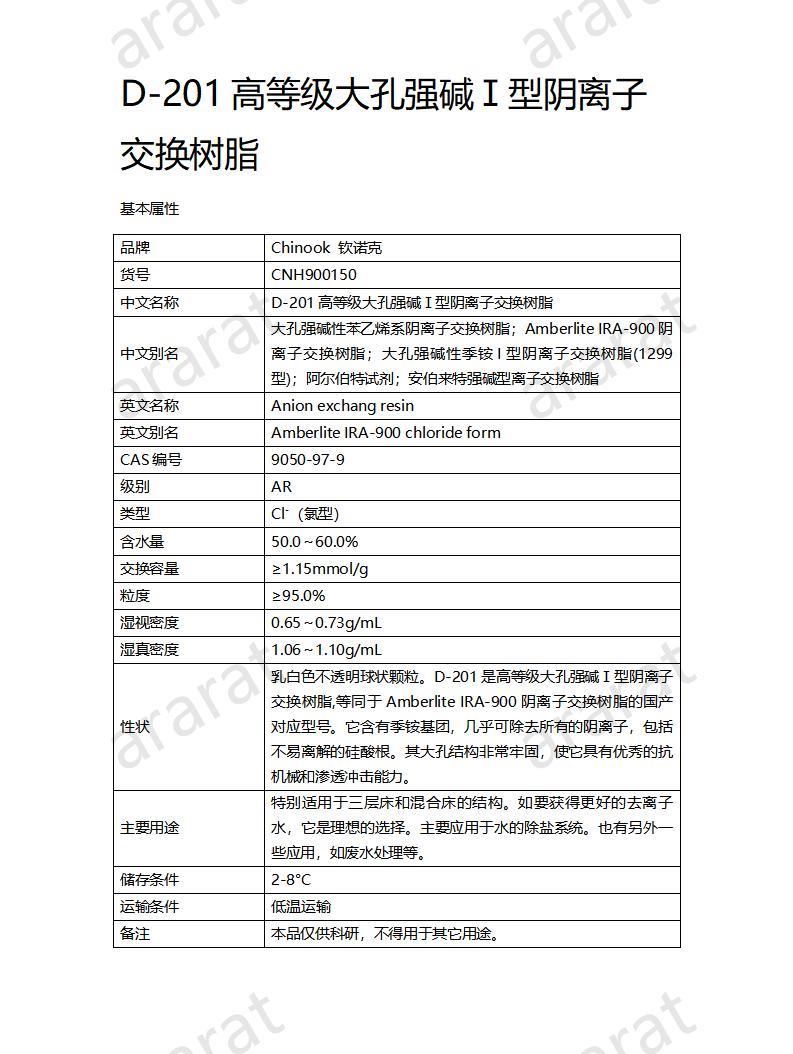 CNH900150-D-201高等級(jí)大孔強(qiáng)堿Ⅰ型陰離子交換樹脂_01.jpg