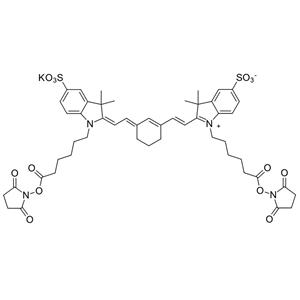磺酸基Cy7 bis-活性酯；磺酸基Cy7 bis-琥珀酰亞胺酯