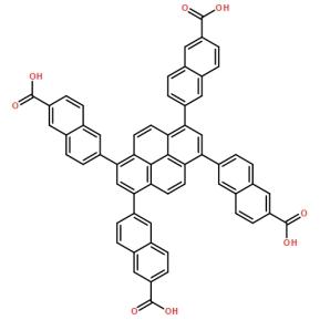 HOF:HOF-14氫鍵有機骨架,分子式:C60H34O8-齊岳生物