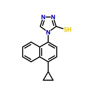 4-(1-環(huán)丙基萘-4-基)-4H-1,2,4-三唑-3-硫醇