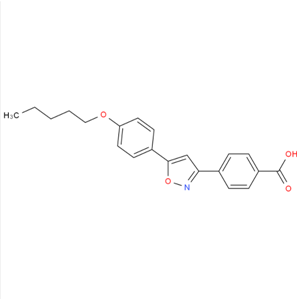 4-[5-(4-戊氧基苯基)異噁唑-3-基]苯甲酸