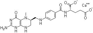 CAS 登錄號：151533-22-1, L-5-甲基四氫葉酸鈣