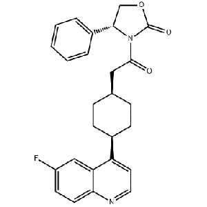 1923836-68-3,(R)-3-[2-[順式-4-(6-氟-4-喹啉基)環(huán)己基]乙?；鵠-4-苯基-2-噁唑烷酮