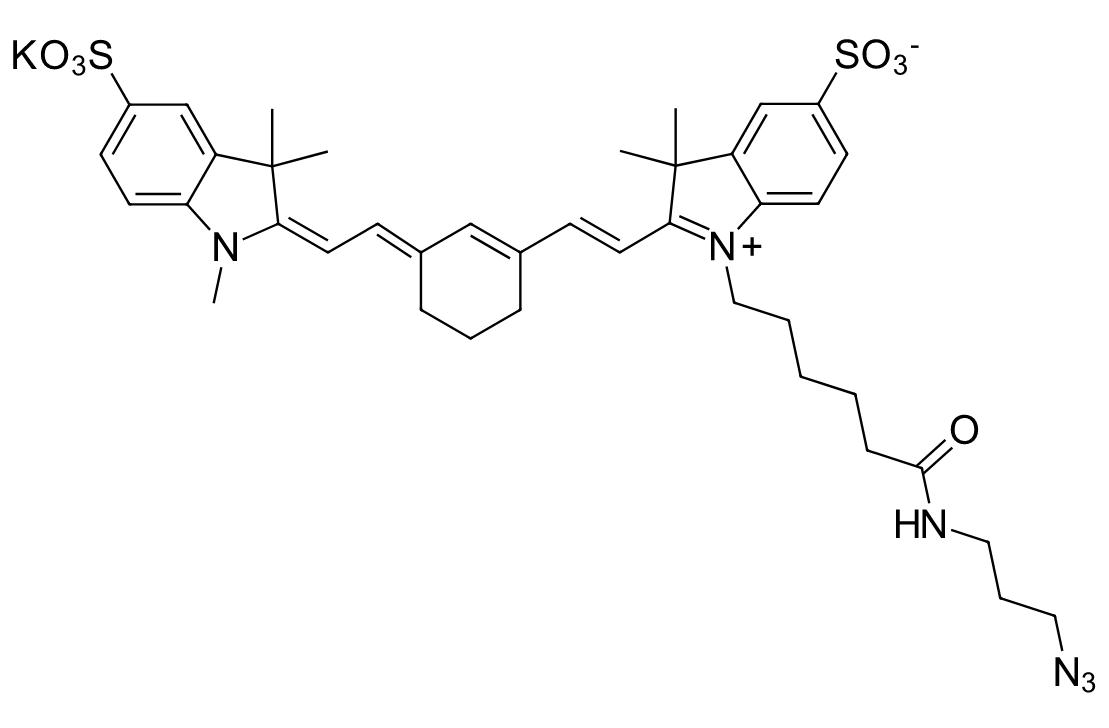 Sulfo-Cyanine7 azide.png