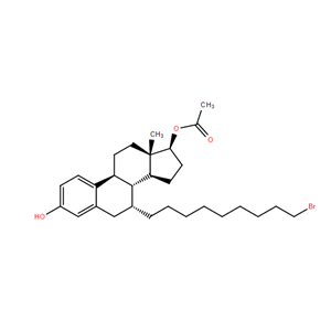 (7A,17B)- 7-(9-溴壬基)雌甾-1,3,5(10)-三烯-3,17-二醇 17-醋酸酯